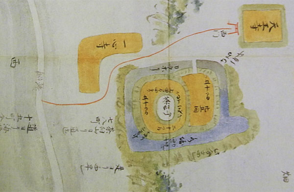 茶臼山絵図